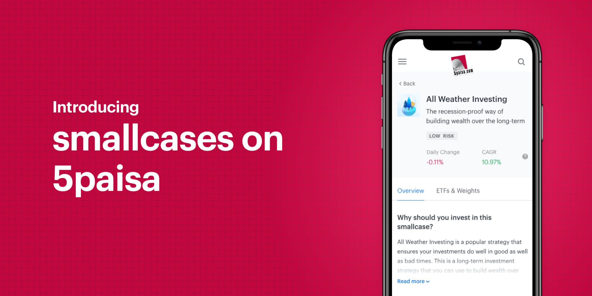 Introducing smallcases on 5Paisa