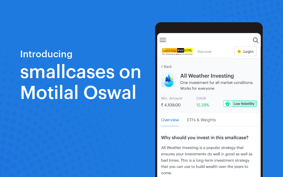 Introducing smallcases on Motilal Oswal