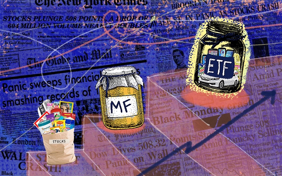 3 Stock Market Crashes that changed Investing: Origins of MFs & ETFs