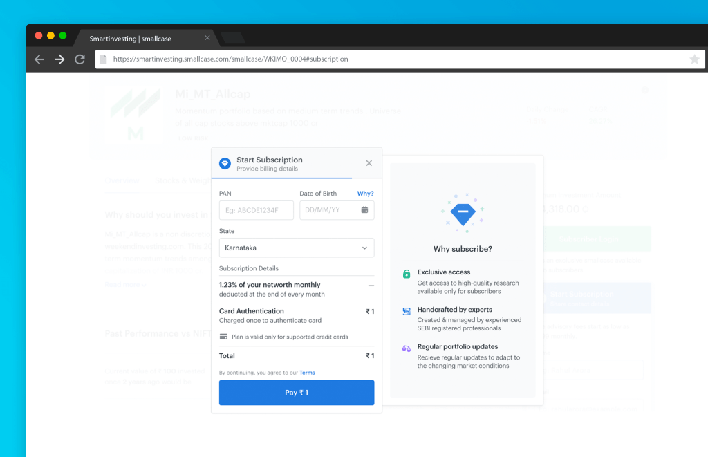 Subscription Flow in 2019