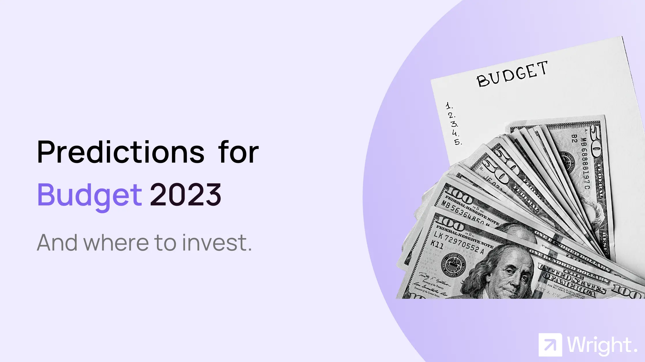 Predictions for the Budget &#8211; 2023