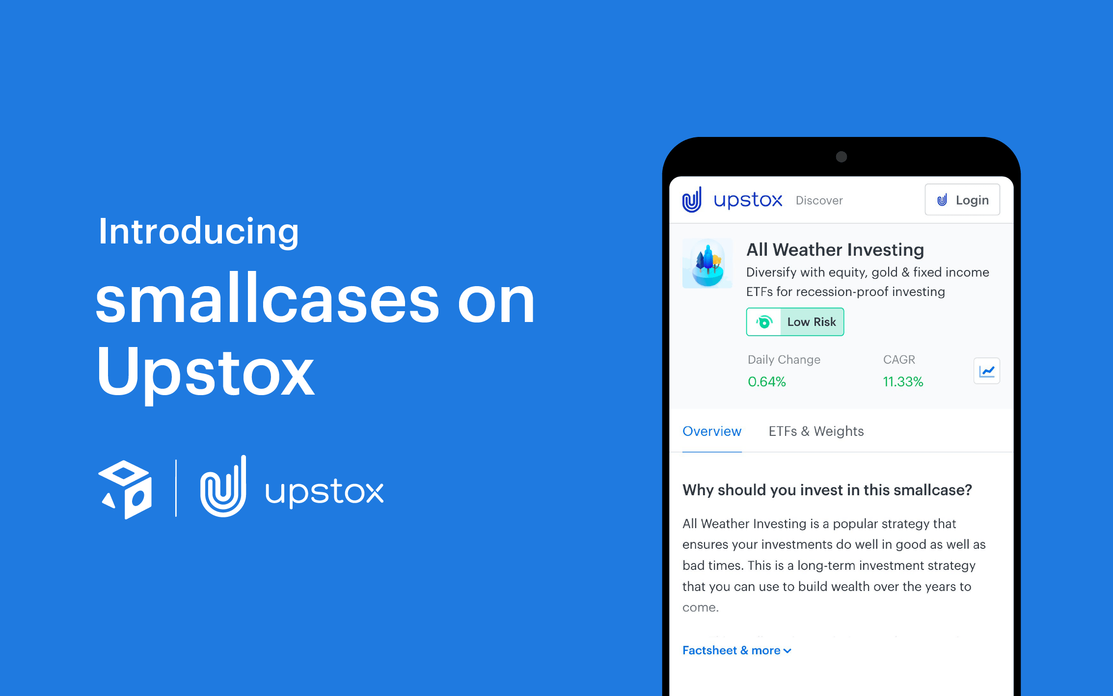 Introducing smallcases on Upstox