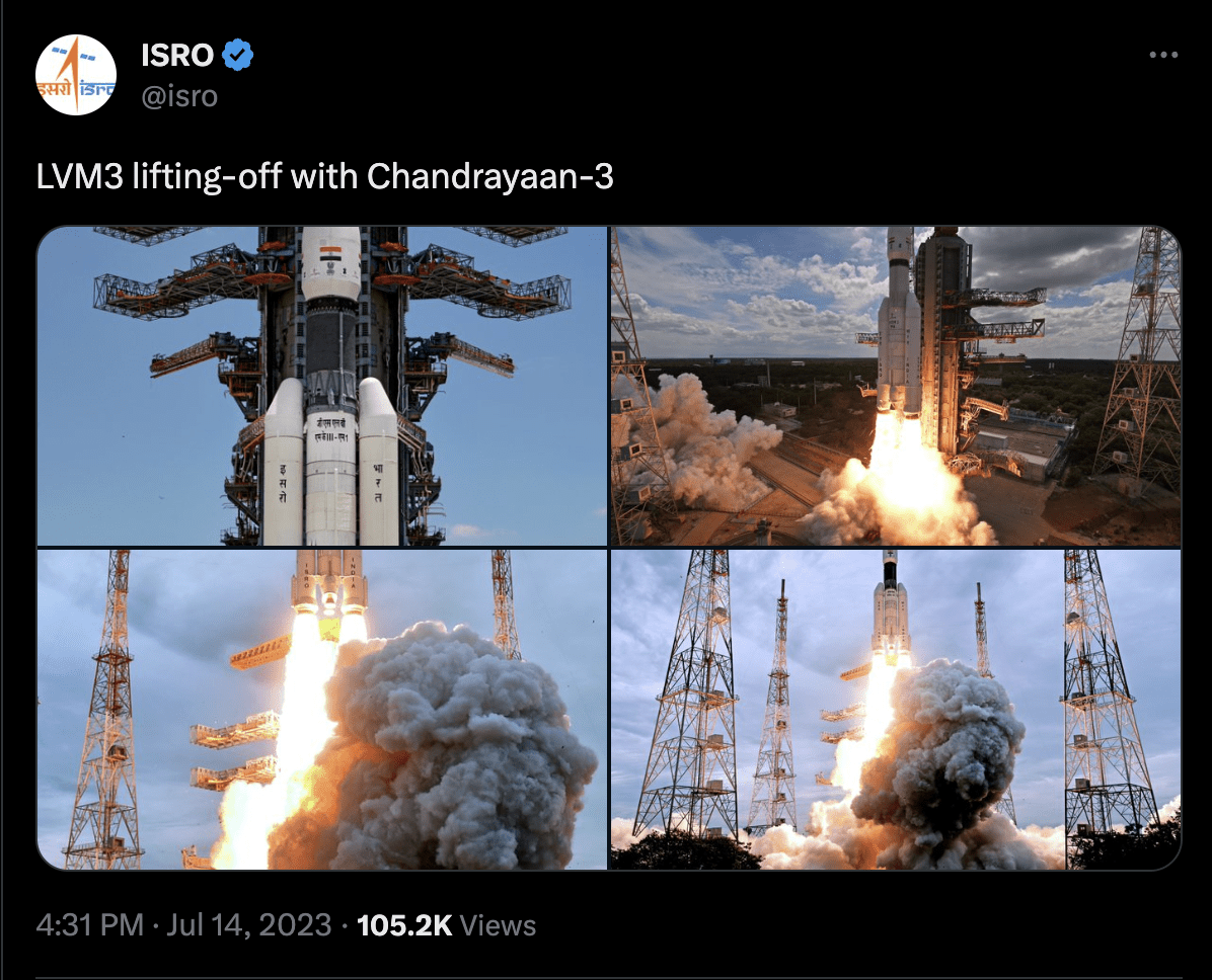Cheers to Chandrayaan 🌕