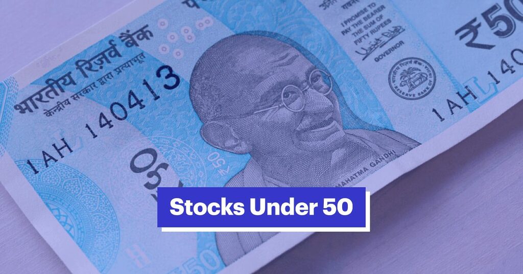 Best Stocks Under ₹50 on NSE for 2024 LowPriced Shares List